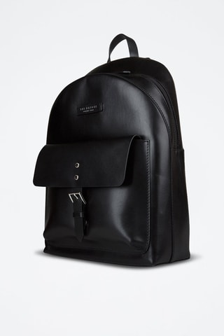 Mochila de piel Lorenzo - Negro
