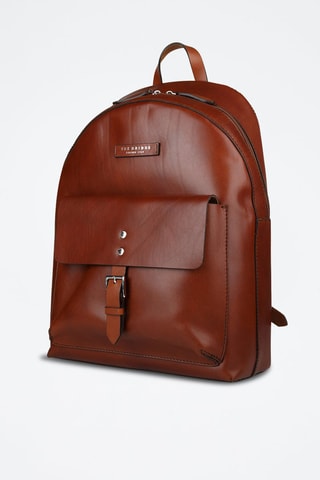 Mochila de piel Lorenzo - Marrón