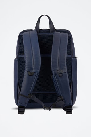 Mochila de piel - Azul