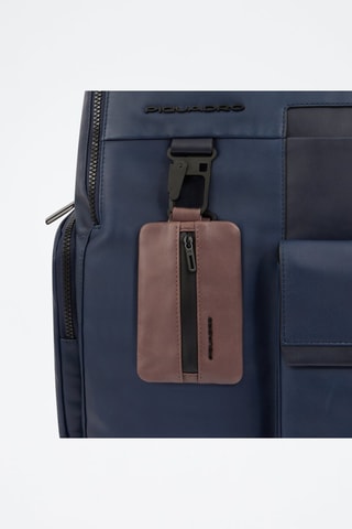 Mochila de piel - Azul