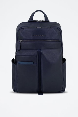 Mochila de piel - Azul marino