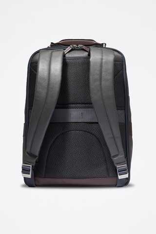 Mochila de piel - Azul marino