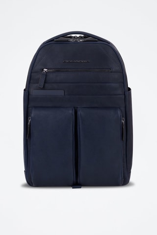 Mochila de piel - Azul marino