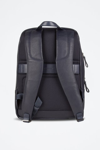 Mochila de piel - Azul