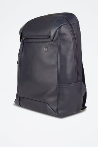 Mochila de piel - Azul