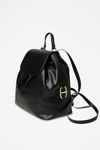 Mochila de piel - Negro