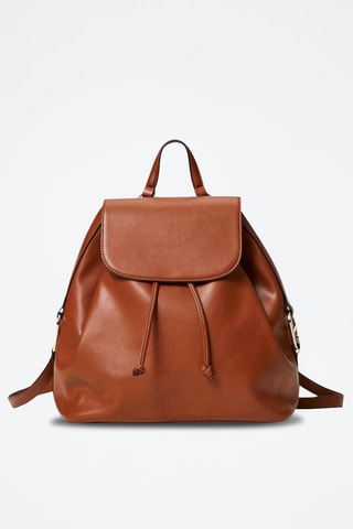 Mochila de piel - Camel