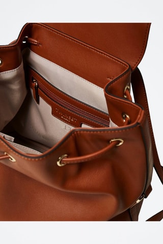 Mochila de piel - Camel