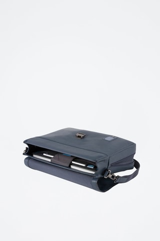 Leren Schoudertas - Blauw