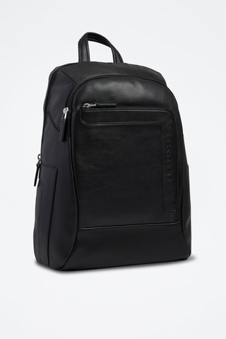 Mochila de piel - Negro
