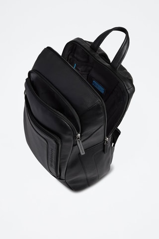 Mochila de piel - Negro