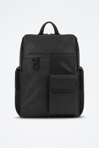 Mochila de piel - Negro