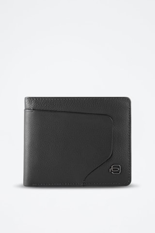Cartera de piel - Negro