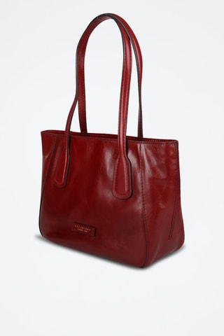 Bolso de piel Maddalena - Burdeos