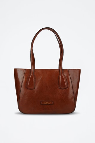 Leren Trendy Handtas Maddalena - Bruin