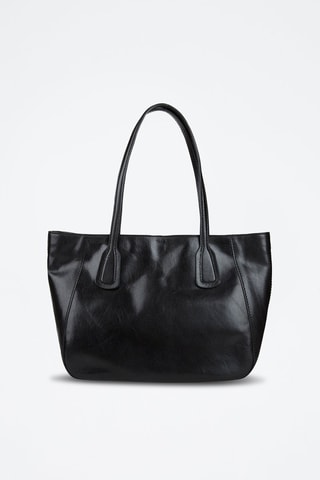 Bolso de piel Maddalena - Negro