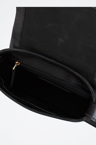 Bandolera de piel Benedetta - Negro