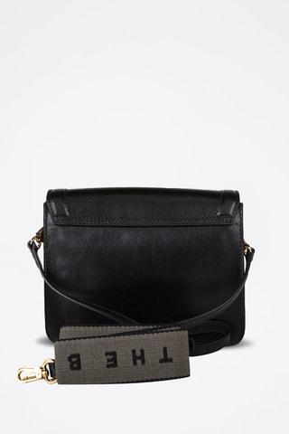 Bandolera de piel Elba - Negro