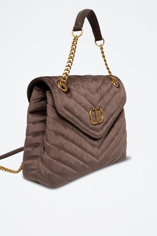 Bandolera de nobuk - Marrón