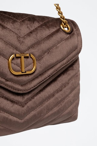 Bandolera de nobuk - Marrón