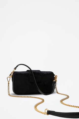 Bandolera de nobuk - Negro