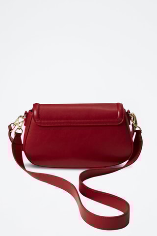 Bandolera de piel - Rojo