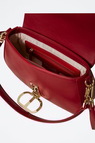 Bandolera de piel - Rojo