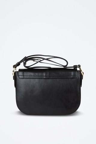 Bandolera de piel Faentina - Negro