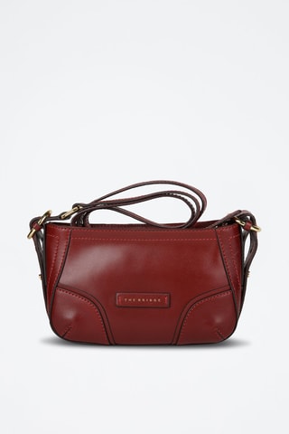 Bandolera de piel Matilde - Burdeos