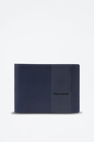 Cartera de piel - Azul marino