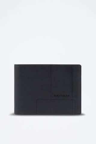 Cartera de piel - Negro