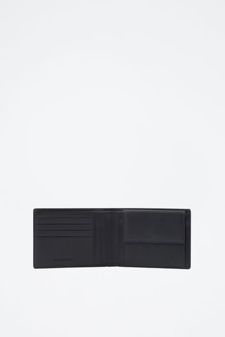 Cartera de piel - Negro