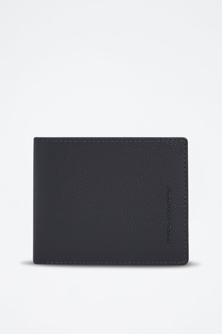 Cartera de piel - Azul marino