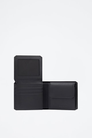 Cartera de piel - Negro