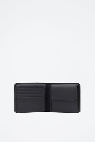Cartera de piel - Negro