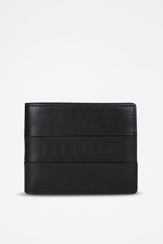 Cartera de piel Yamai - Negro