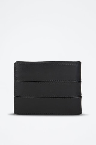 Cartera de piel Yamai - Negro