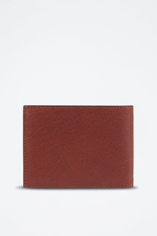 Cartera de piel - Rojo teja