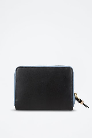 Cartera de piel Chiara - Negro