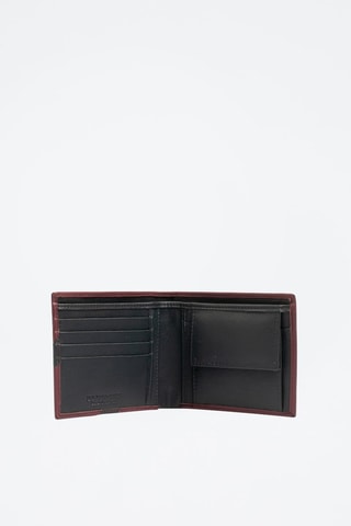 Cartera de piel Utah - Burdeos