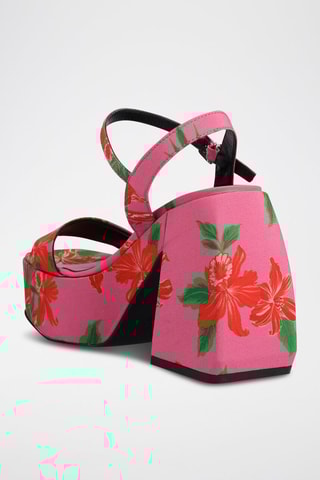 Sandalias de tacón - Rosa