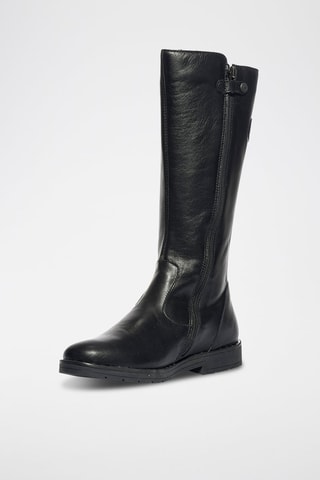 Botas de piel Glamour - Negro
