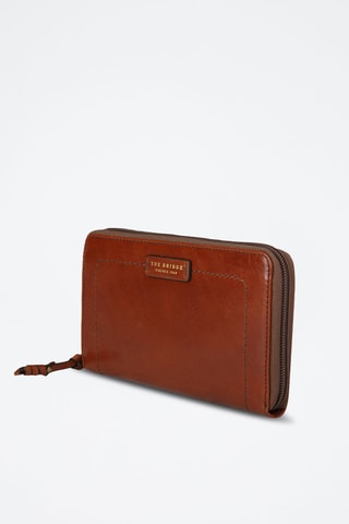 Cartera de piel Elba - Camel