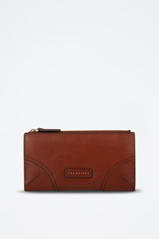 Portafoglio in pelle Matilde - Marrone