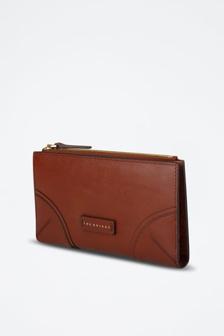 Portafoglio in pelle Matilde - Marrone