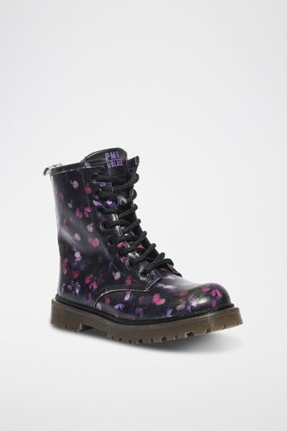 Botines de piel Hula - Negro