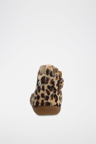 Paardenleren Enkellaarzen Sally - Beige