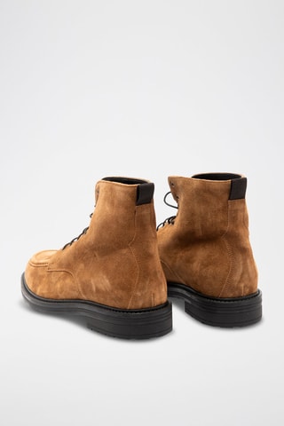 Botines de piel - Marrón