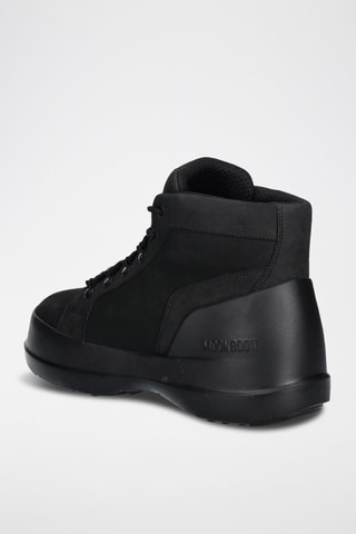 Botines de piel Luna trek - Negro