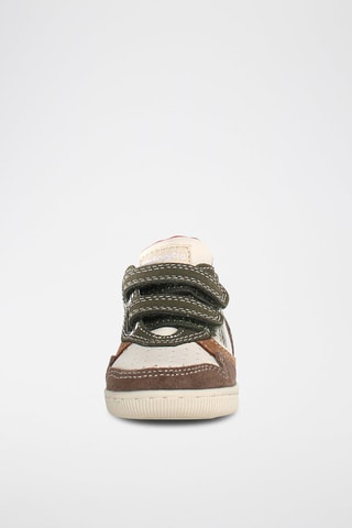 Sneakers in pelle Klip - Bianco e kaki